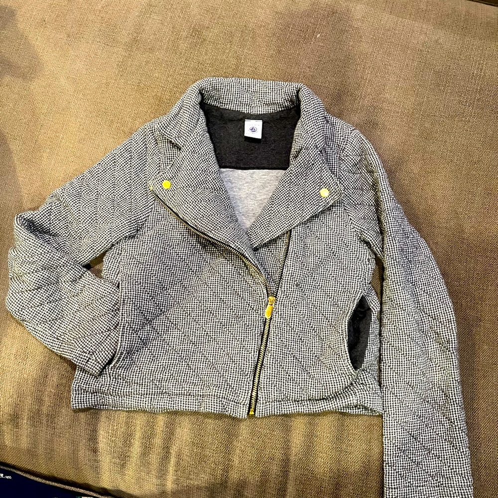 Petit Bateau French biker style blazer. Super cute for Spring!